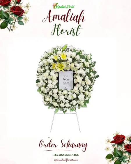 Krans Bunga Duka Pekalongan